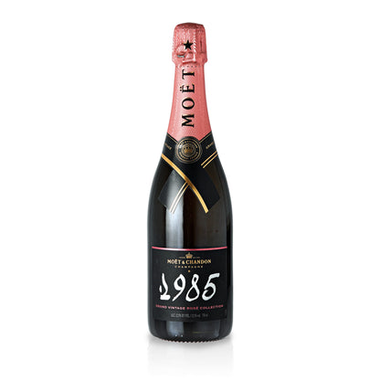 Moët & Chandon Grand Vintage Rosé 1985 Collection Champagne in Wooden Gift Box
