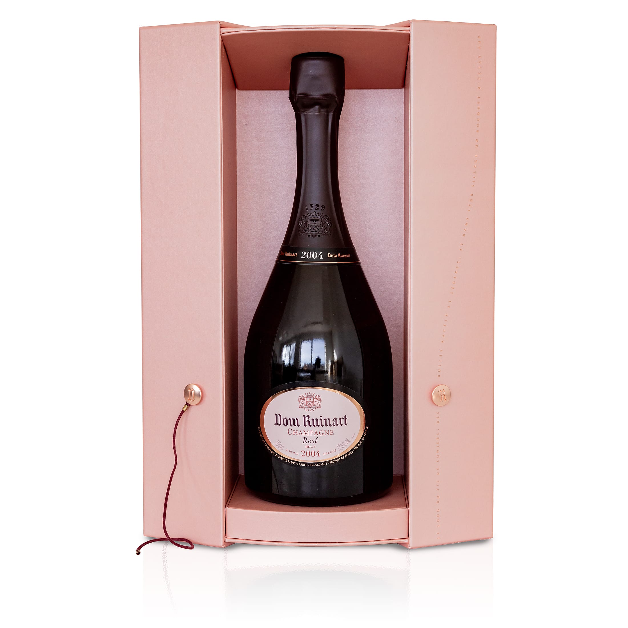 2004 Dom Ruinart Rosé Vintage with gift box Champagne (1 x 0.75 l)
