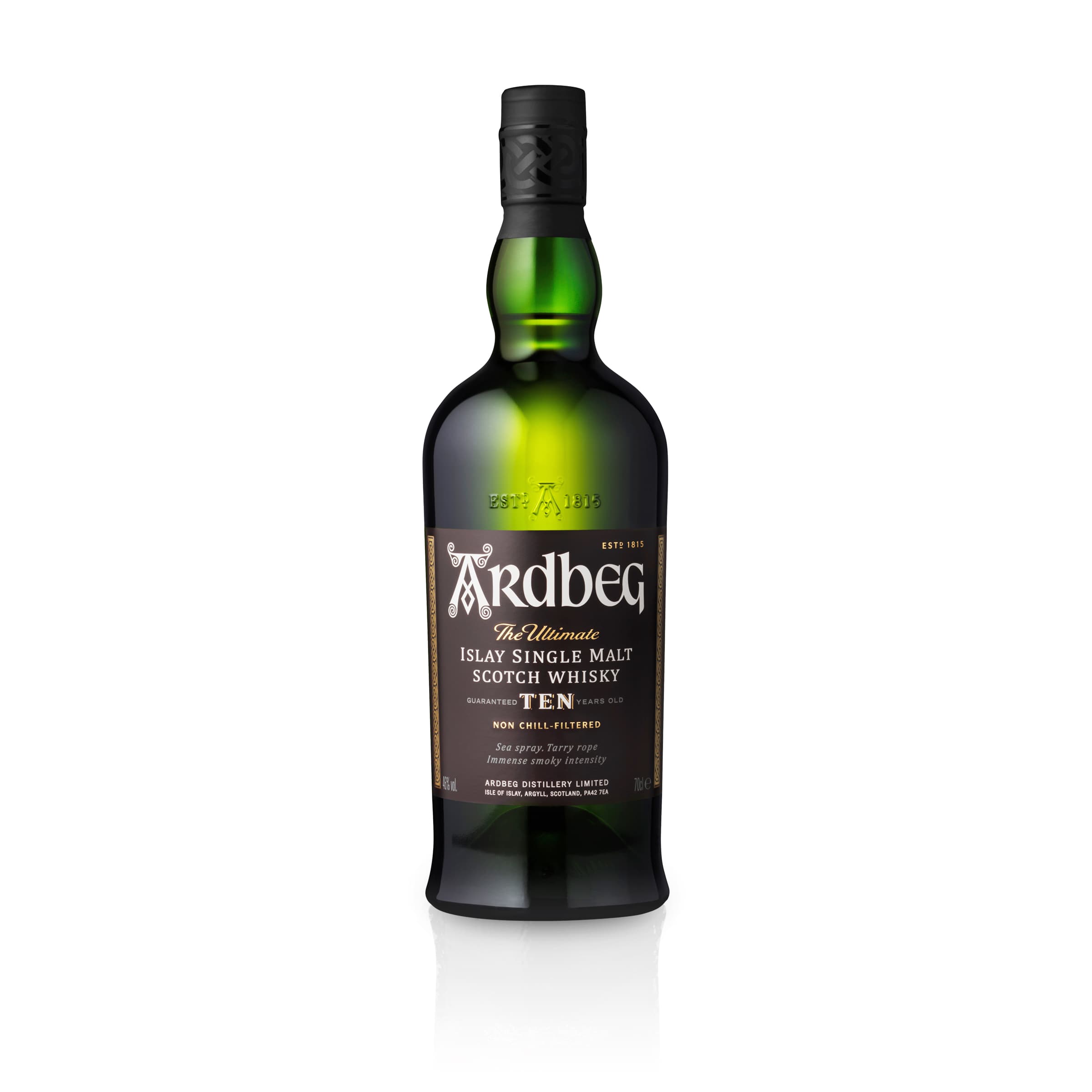 Whisky Ardbeg TEN Years Old Islay Single Malt Scotch in Geschenkpackung