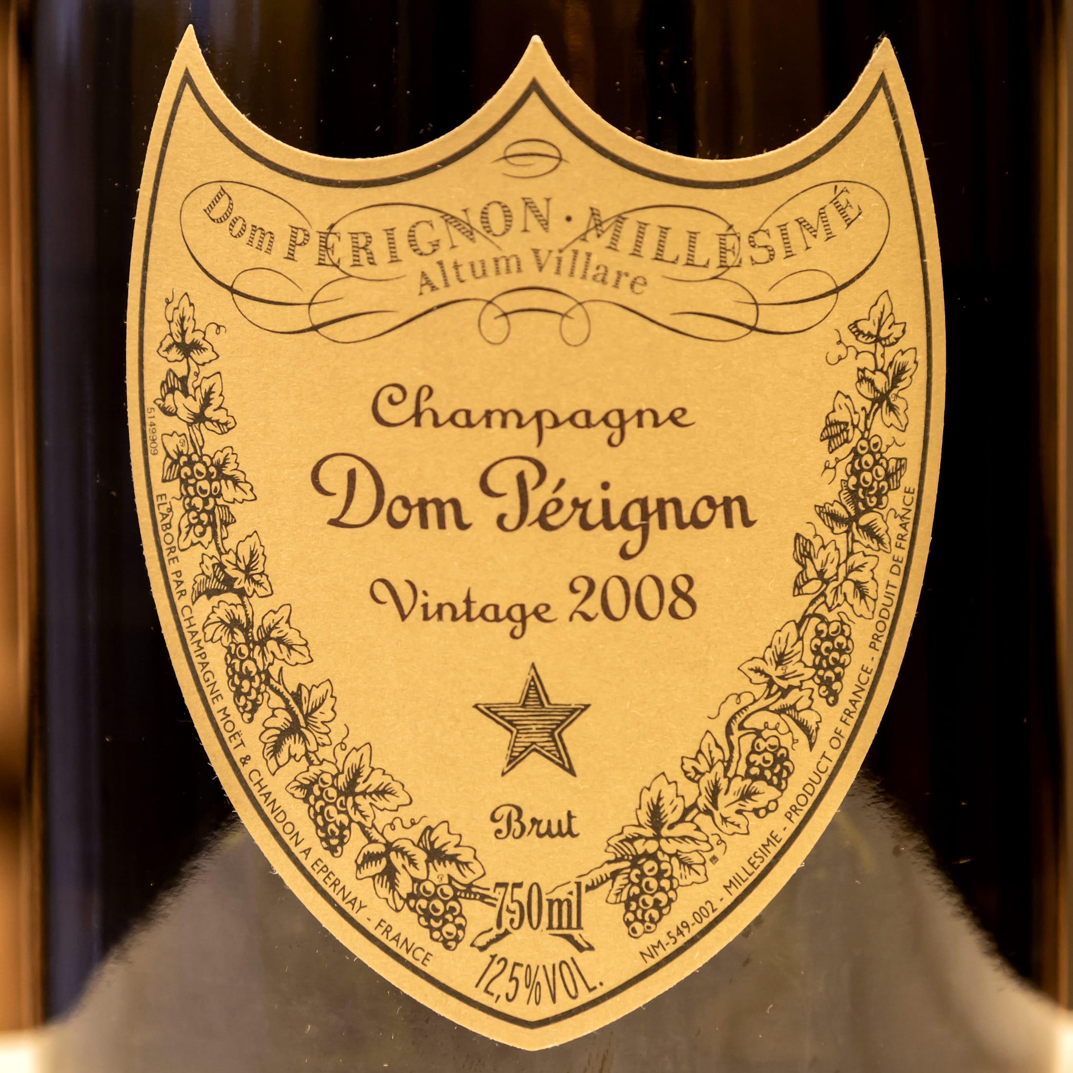 Dom Pérignon Vintage 2008 Brut Champagne with Gift Box (1 x 0.75 l)
