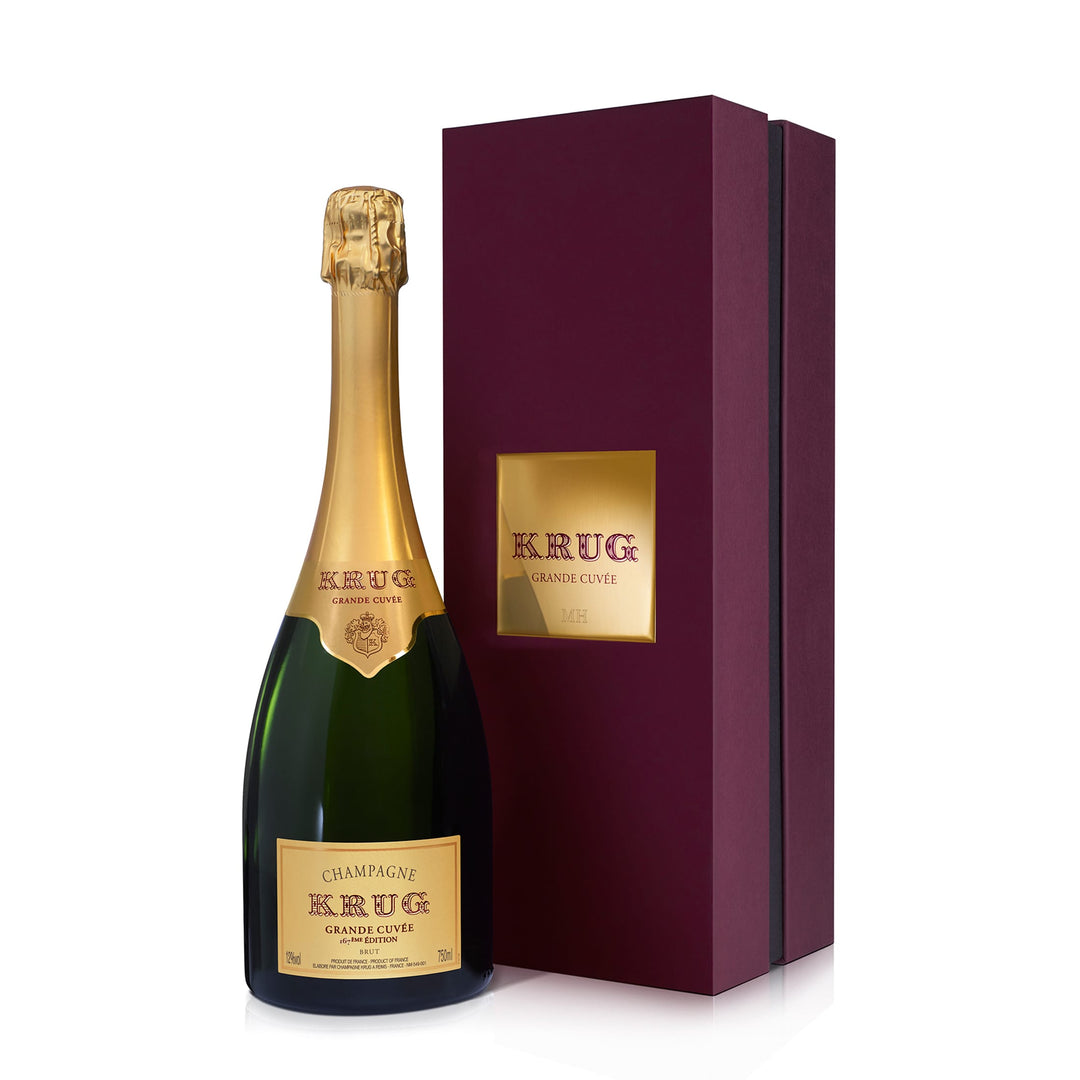 Krug Grande Cuvée 167th Edition Brut Champagne in Gift Box