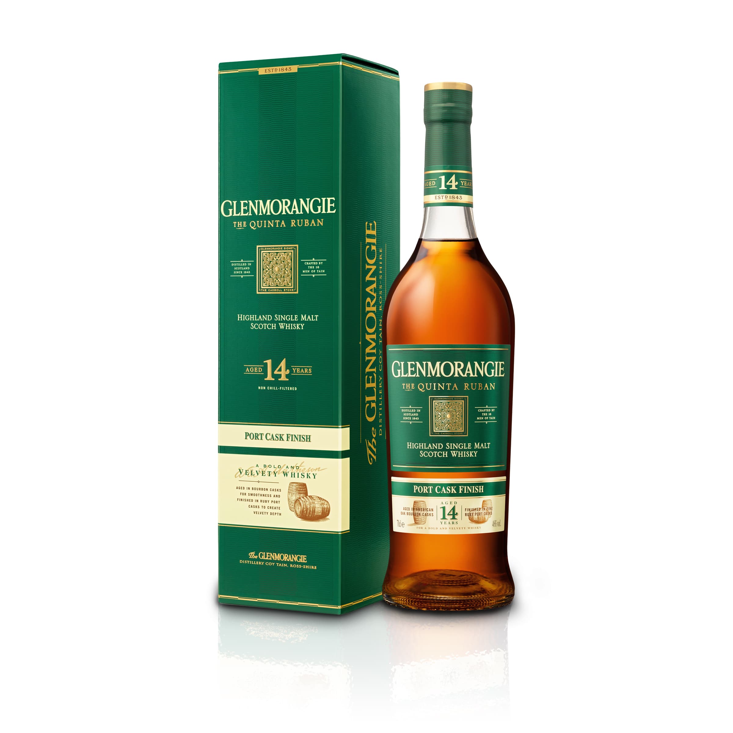 Whisky Glenmorangie Single Malt Quinta Ruban "Extra Matured" - Aged 14 Years