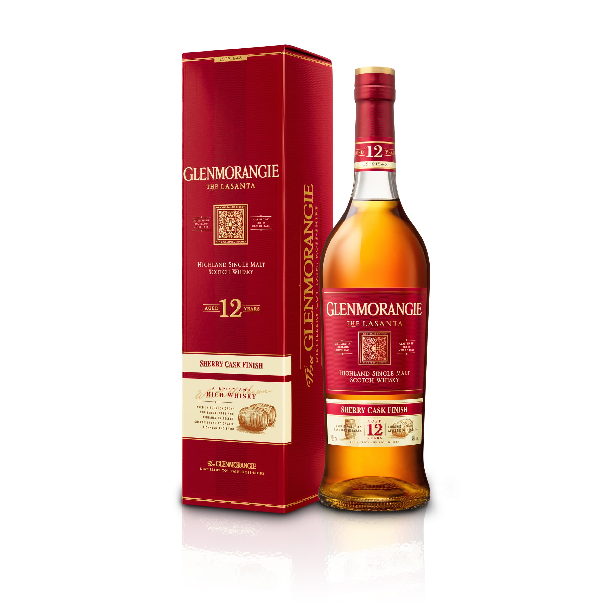 Whisky Glenmorangie Single Malt Lasanta "Extra Matured" - Aged 12 Years