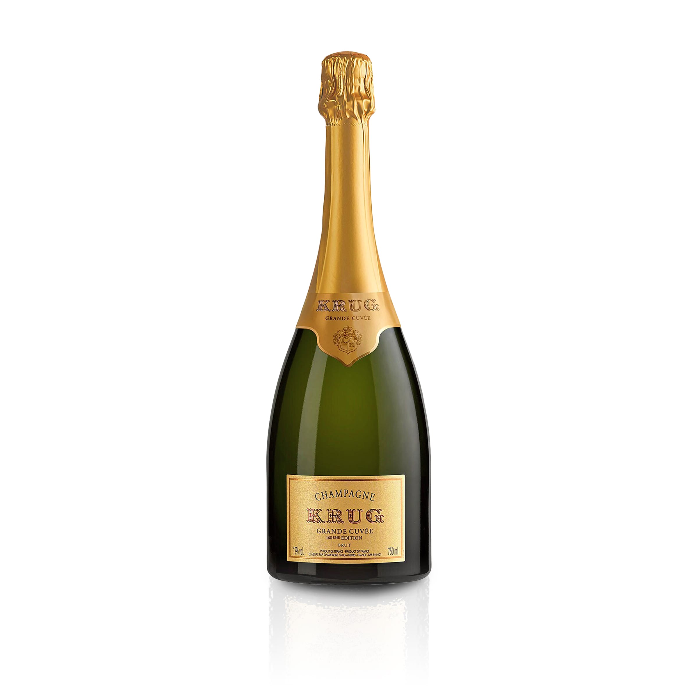 Krug Grande Cuvée 168ème Edition Brut Champagne in Geschenkverpackung