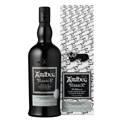 ARDBEG BLAAACK 46% Committee 20th Anniversary Limited Edition