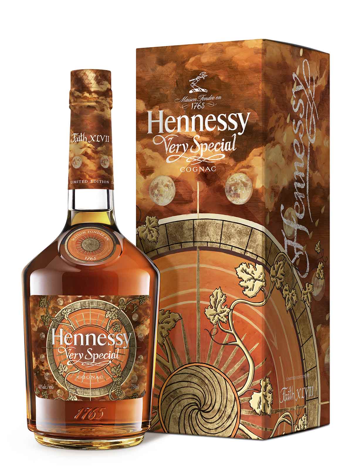 Hennessy V.S. Cognac Special Edition by Faith XLVII  in Geschenkverpackung 0,7l 40% Vol