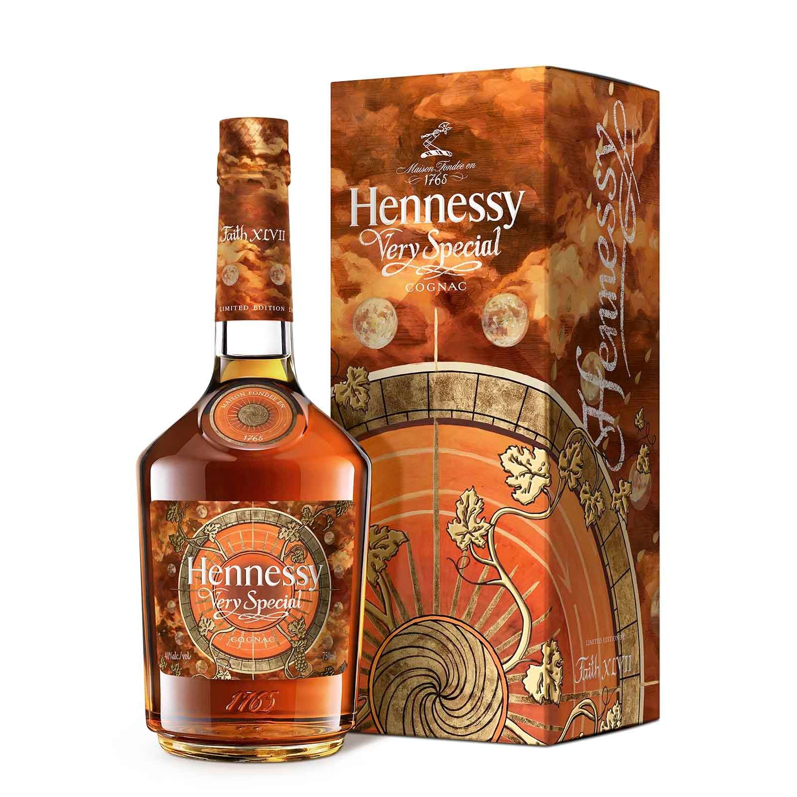 Hennessy V.S. Cognac Special Edition by Faith XLVII  in Geschenkverpackung 0,7l 40% Vol