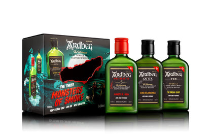Ardbeg Monsters of Smoke Set -  3 Flaschen (0,2L) in Geschenkbox