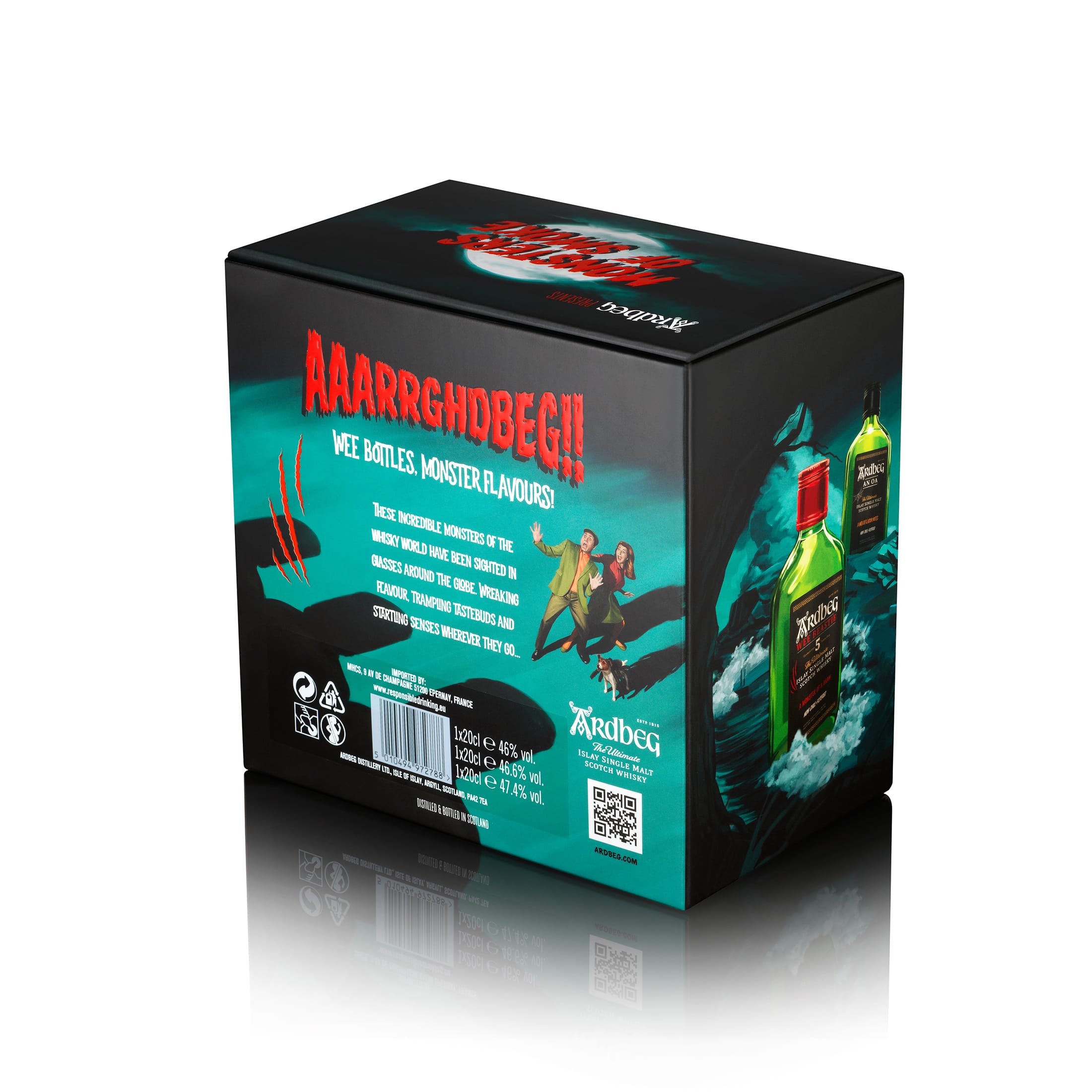 Ardbeg Monsters of Smoke Set -  3 Flaschen (0,2L) in Geschenkbox