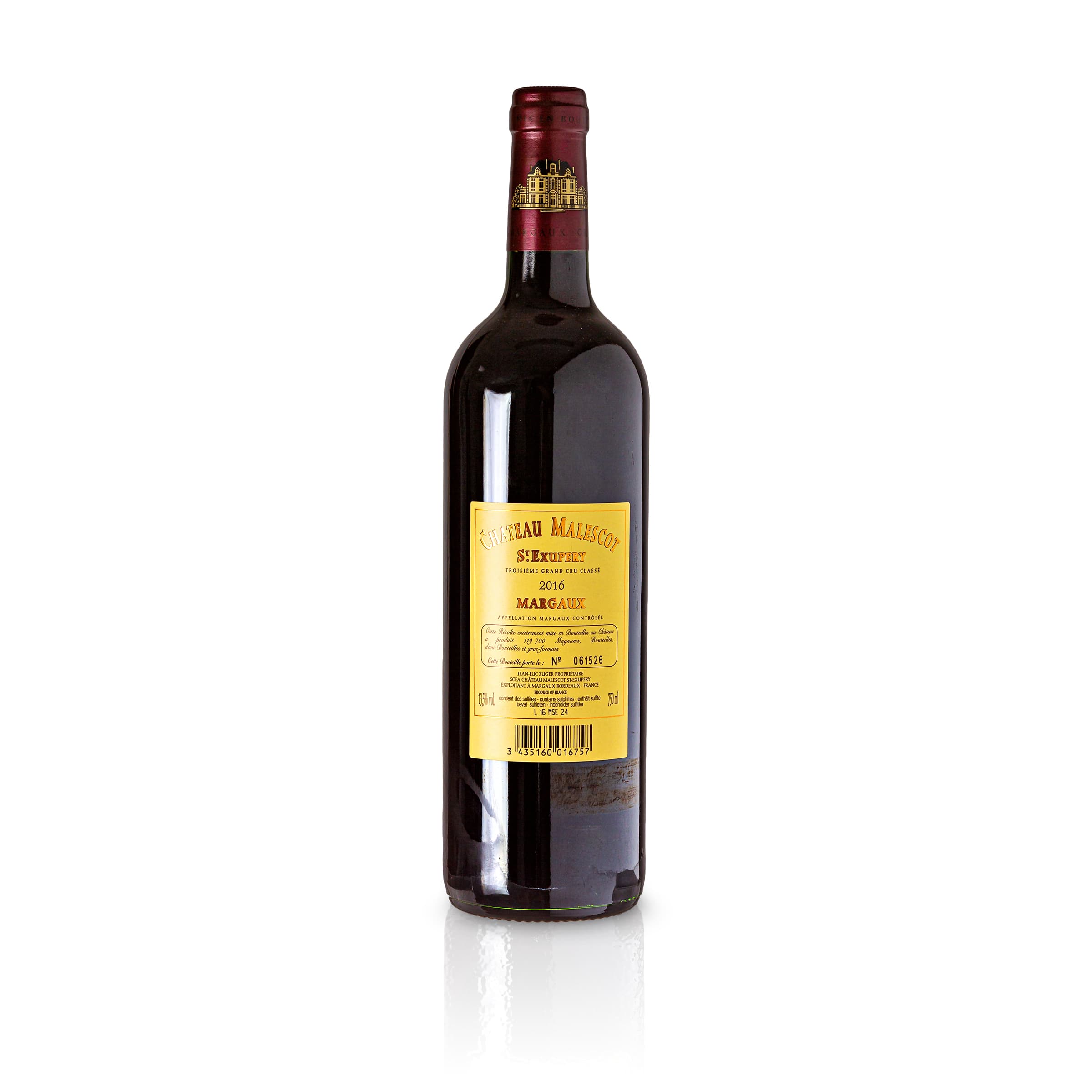 2016 Château Malescot Saint-Exupéry 3ème Cru Classé Margaux - Frankreich