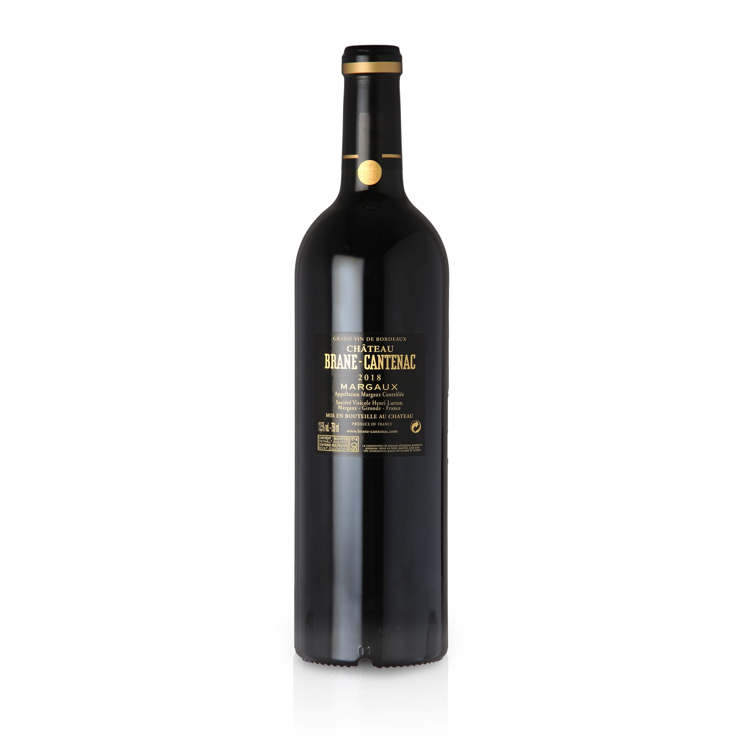 2018 Château Brane-Cantenac Rotwein trocken Margaux 2ème Cru Classé