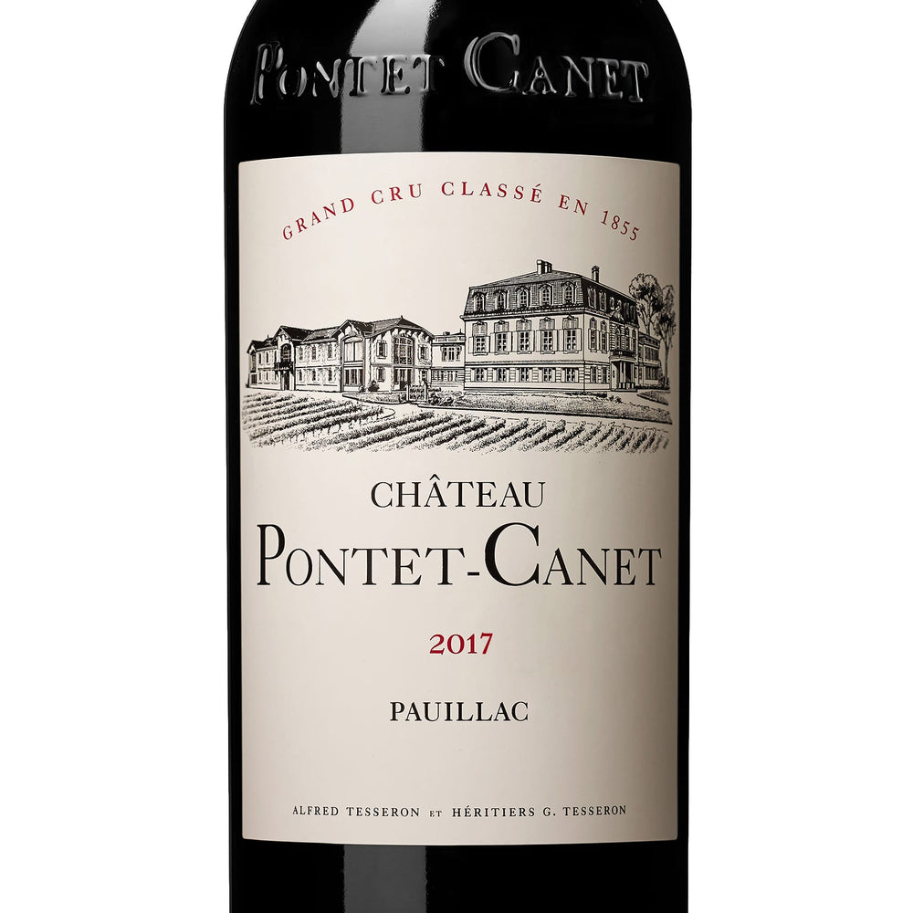 2017 Château Pontet-Canet, Pauillac Grand Cru Classé, (0.75 l) dry red wine +