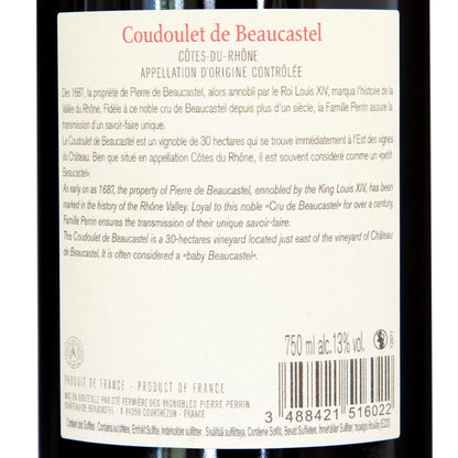 2021 Coudoulet de Beaucastel Bio Blanc Côtes du Rhône Weißwein trocken