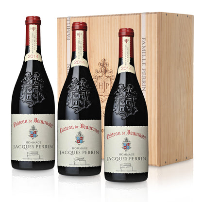 2014 Hommage Jacques Perrin Château de Beaucastel Châteauneuf-du-Pape Famille Perrin