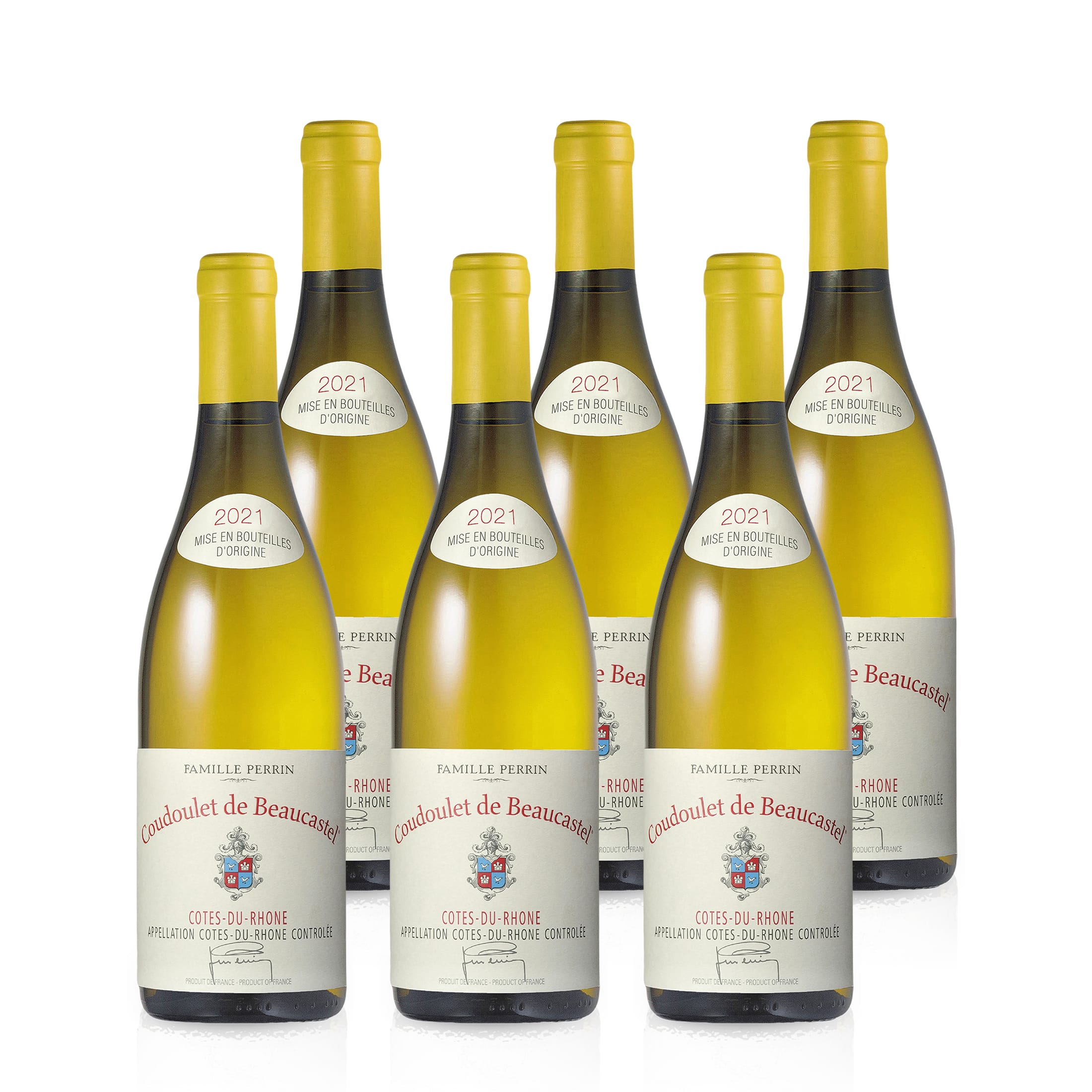 2021 Coudoulet de Beaucastel Bio Blanc Côtes du Rhône Weißwein trocken