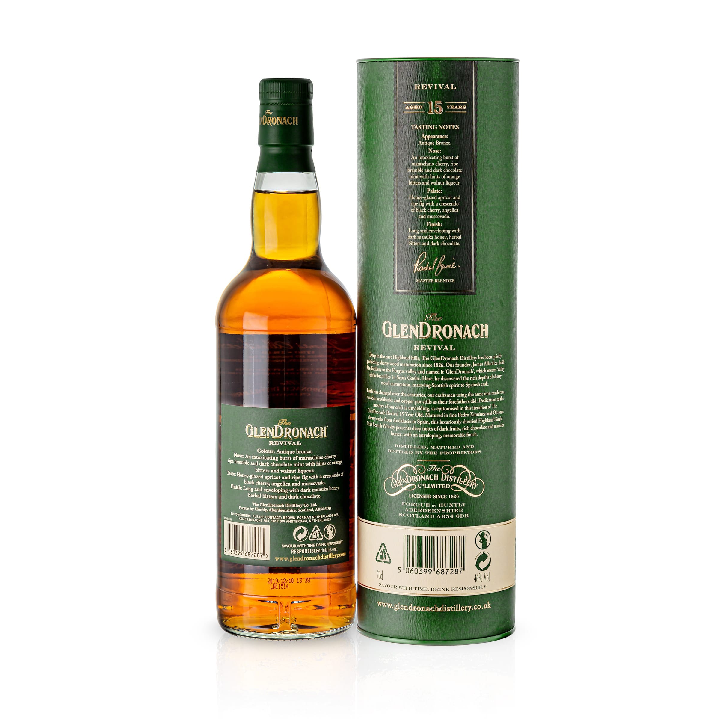 Glendronach 15 Jahre Old Revival Single Malt Whisky