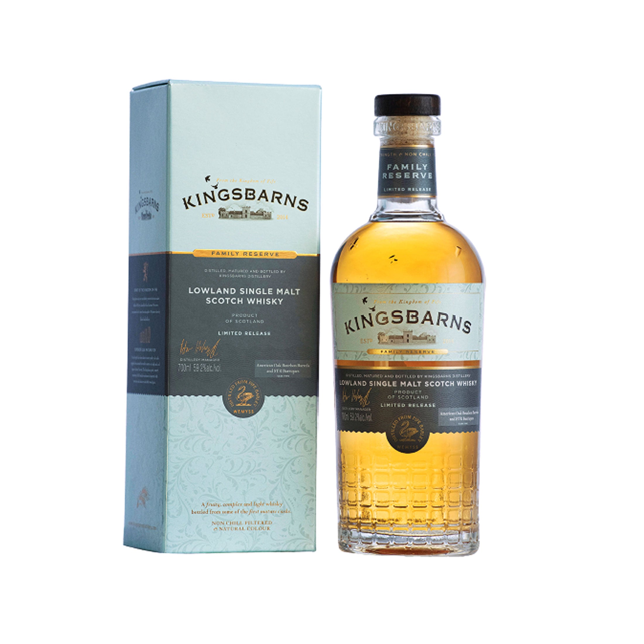 KINGSBARNS „FAMILY RESERVE” LIMITED EDITION 2020 59,2 % vol.