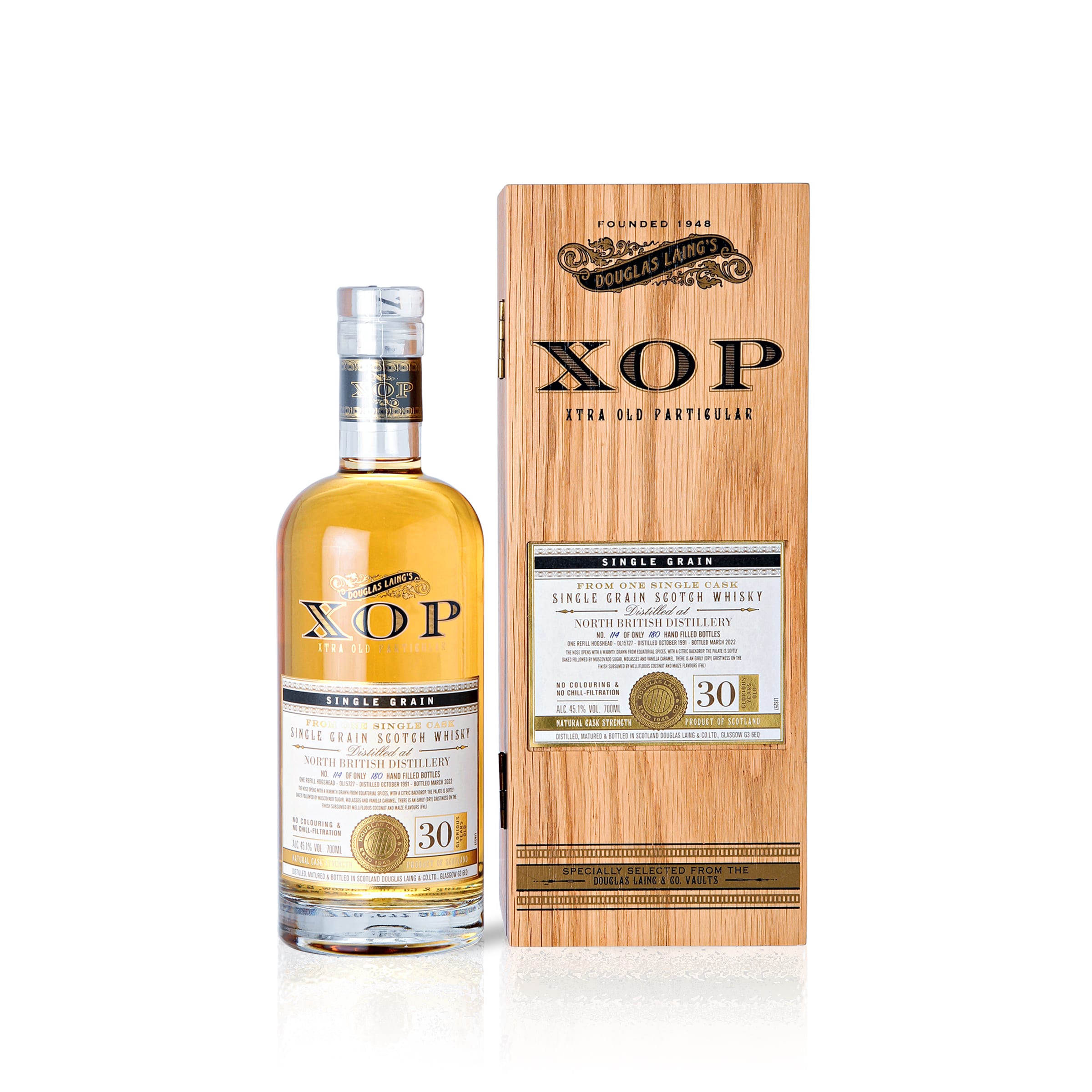 North British 30 Jahre - XOP - Xtra Old Particular - Douglas Laing
