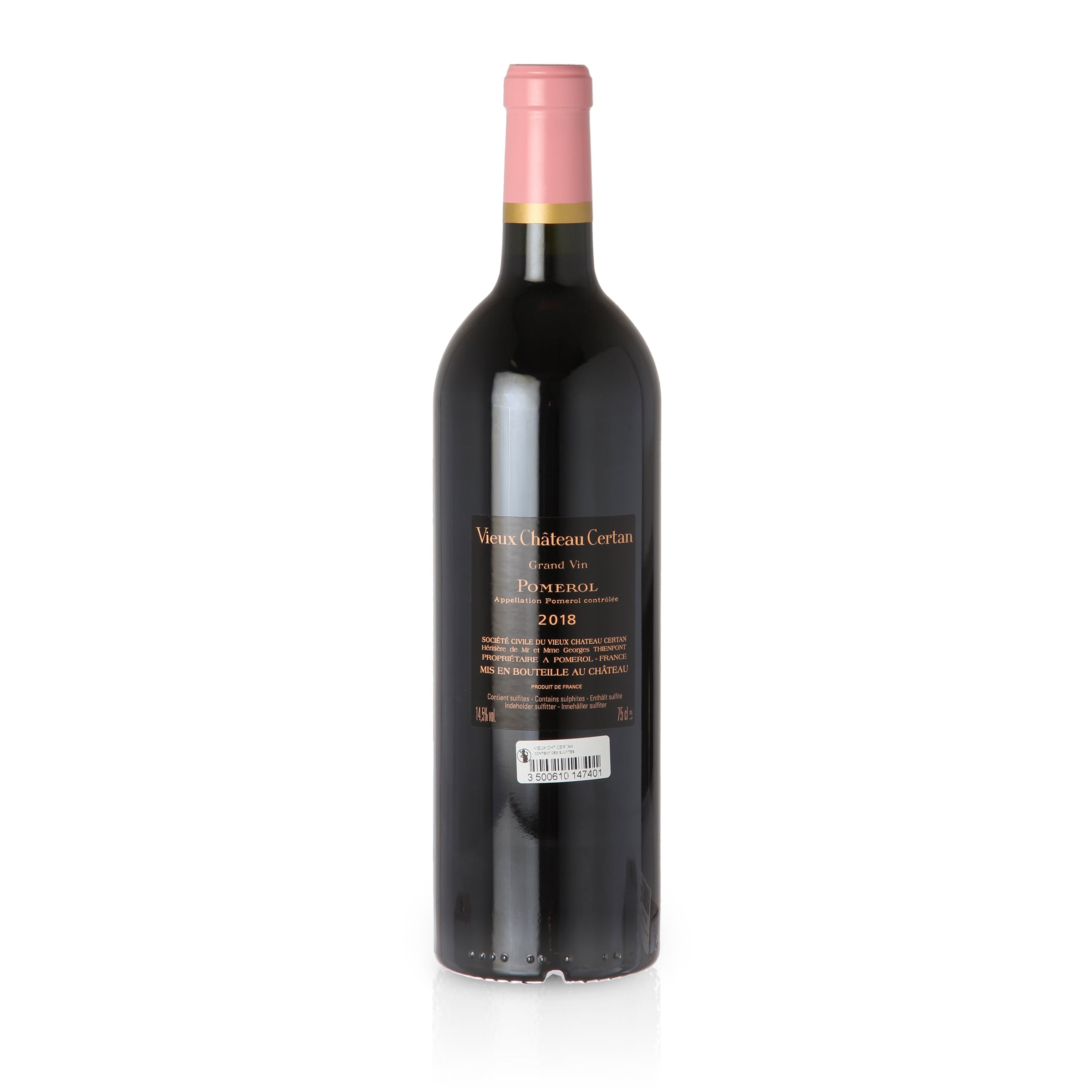2018 Vieux Chateau Certan - Frankreich