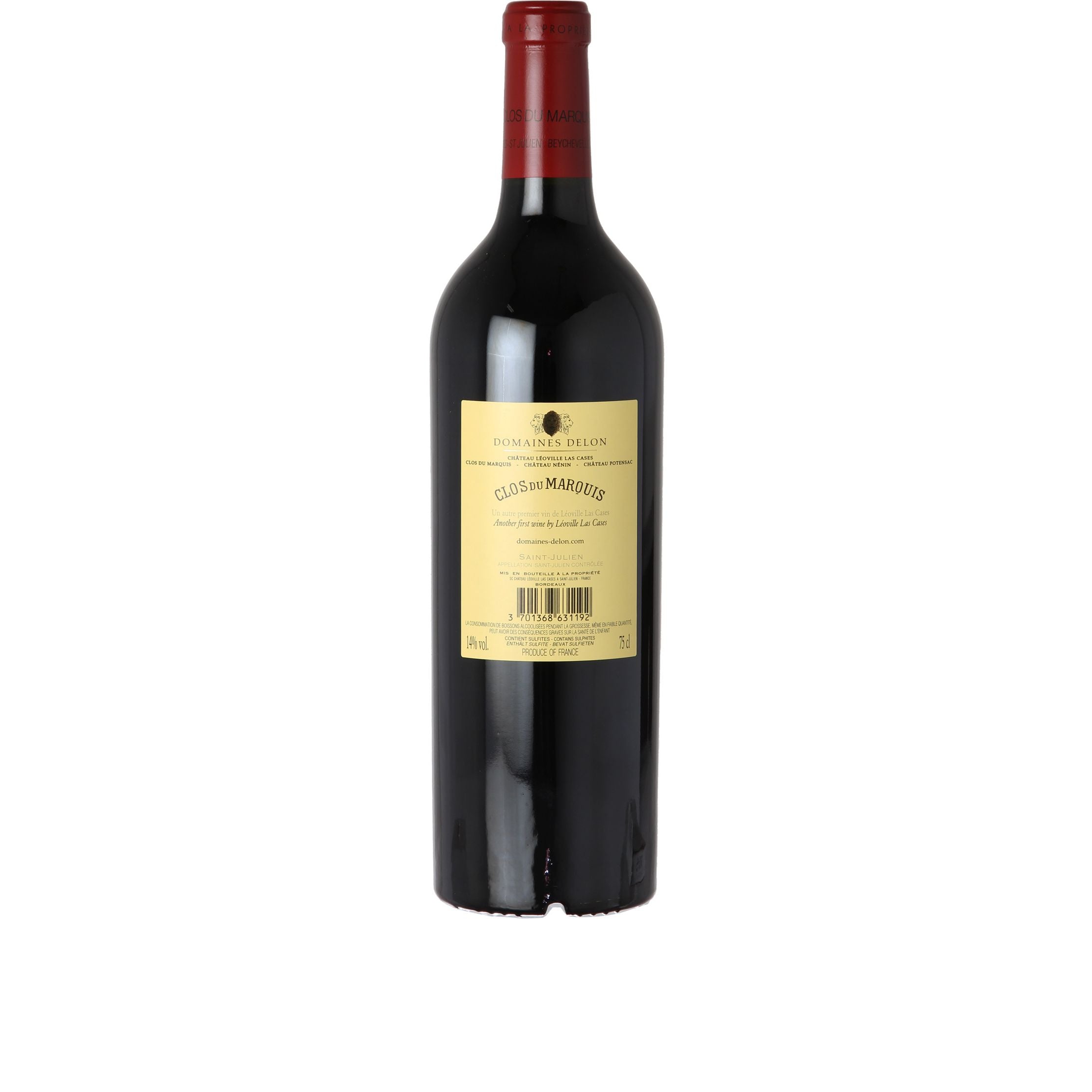 2019 Clos Du Marquis - Saint Julien - Dry Red Wine