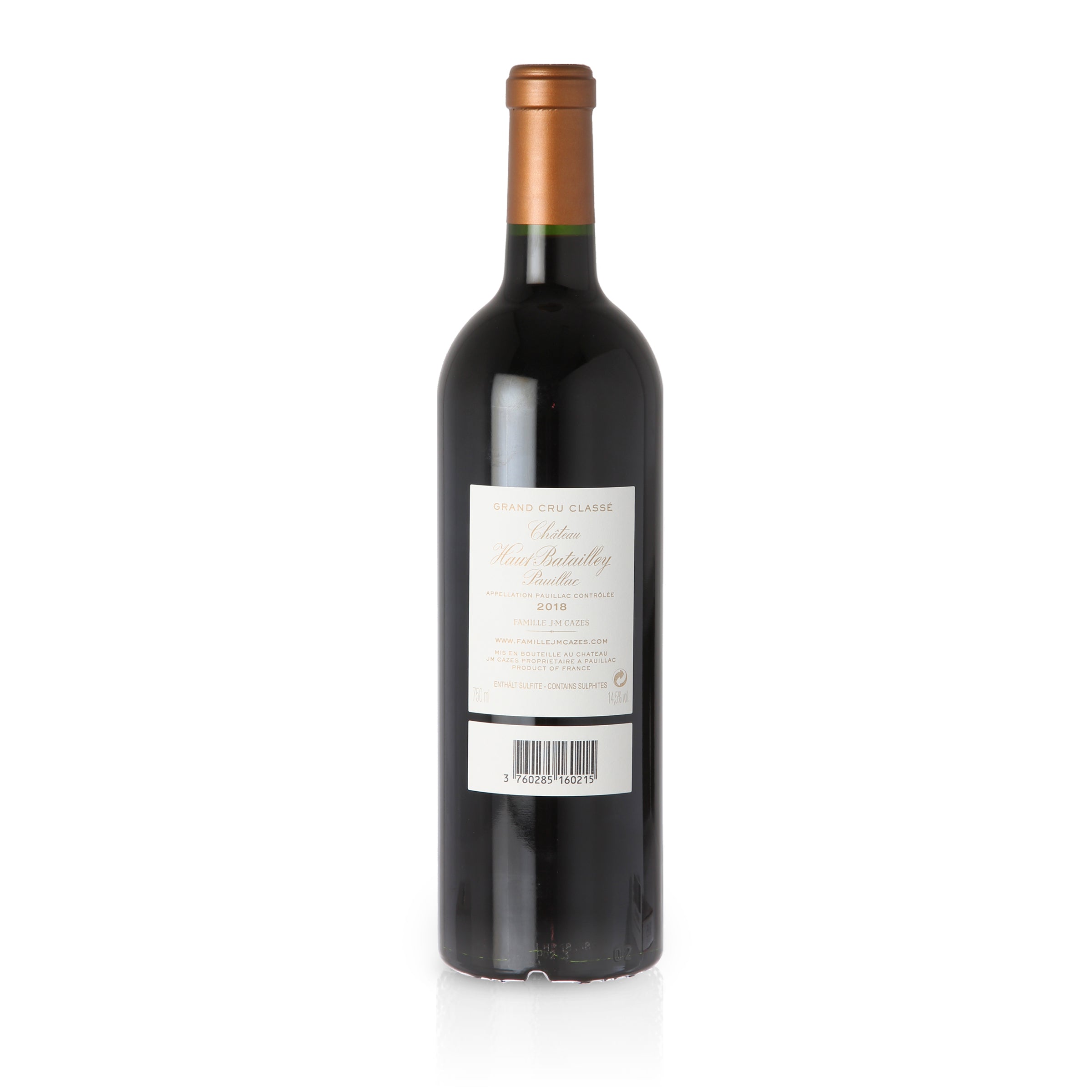 2018 Chateau Haut-Batailley - Frankreich