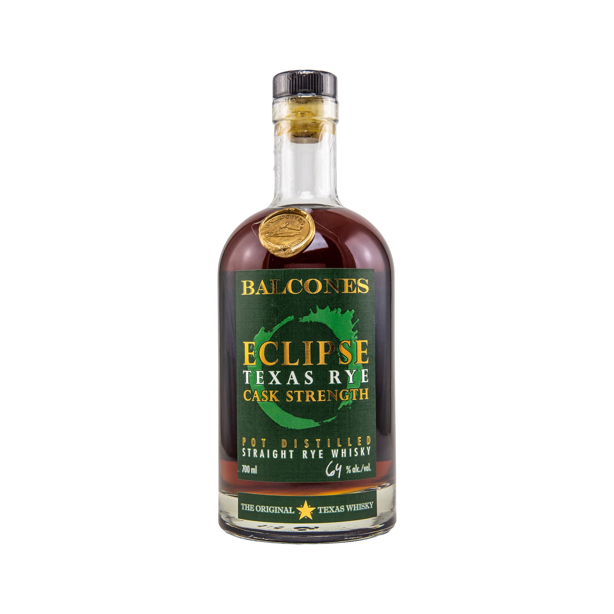 Balcones Eclipse Texas Rye Cask Strength Batch No. 22-1 - Virgin Oak - USA