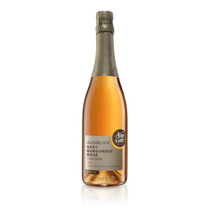 Spätburgunder Rosé Sekt Traditionelle Flaschengärung 2022 trocken - Alde Gott | Sekt 0,75L 12.0 %vol.