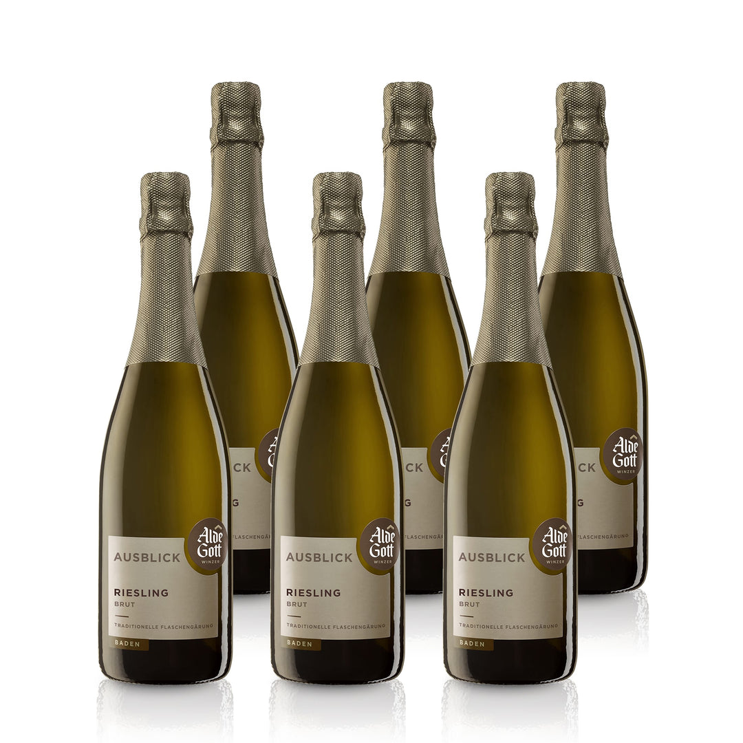 Riesling Sekt Traditionelle Flaschengärung 2022 brut  - Alde Gott | Sekt 0,75L 12.5 %vol.