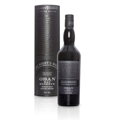 Oban Little Bay Reserve Single Malt Scotch Whisky – The Night's Watch Game of Thrones Limited Edition