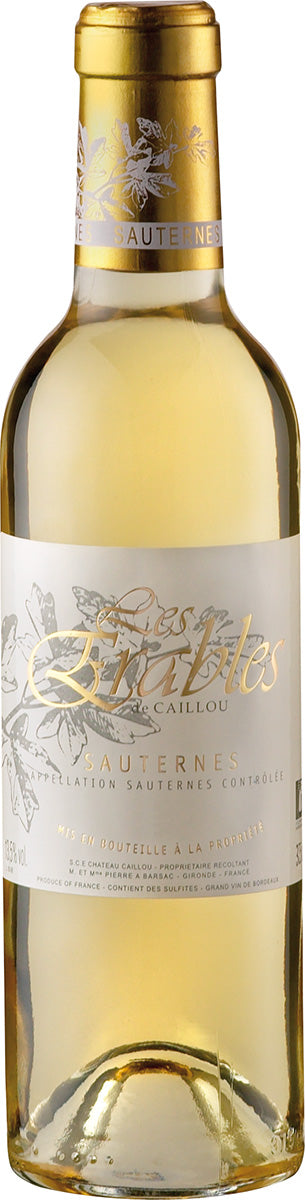 2018 Les Erables de Caillou AOC Sauternes - halbe Flasche -  Château Caillou Bordeaux/Frankreich 0,375 l