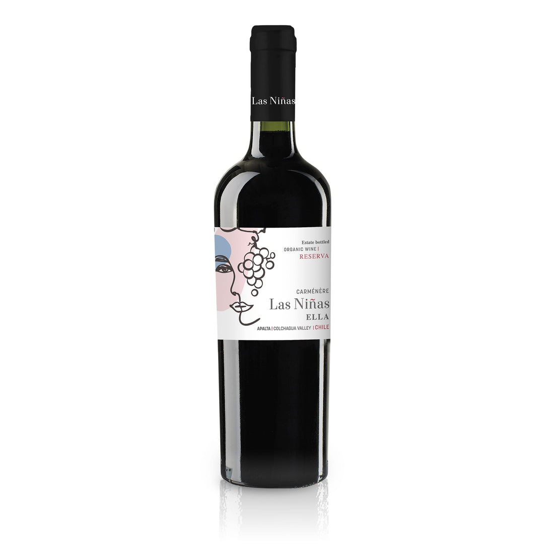 Feinste-Weine Las Niñas ELLA Organic Taster Pack – Red and White Wines from Chile (6x0.75l)