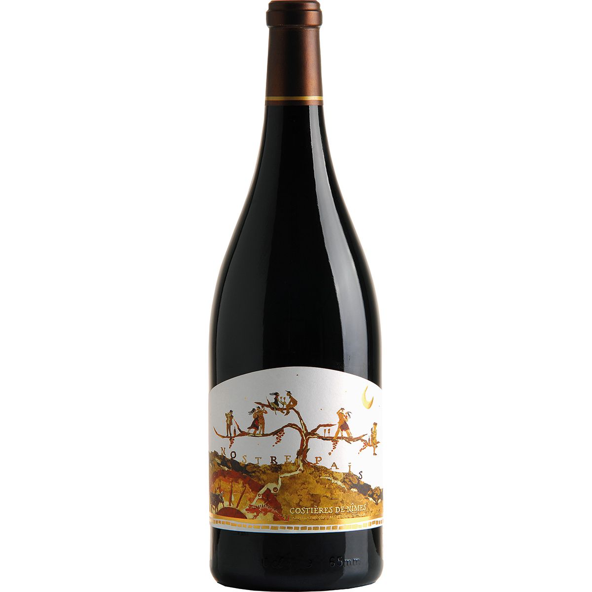 2020 Nostre Païs Rouge AOP Costières de Nîmes - ORGANIC - MG Vignobles Michel Gassier Rhône/France 1.5 l