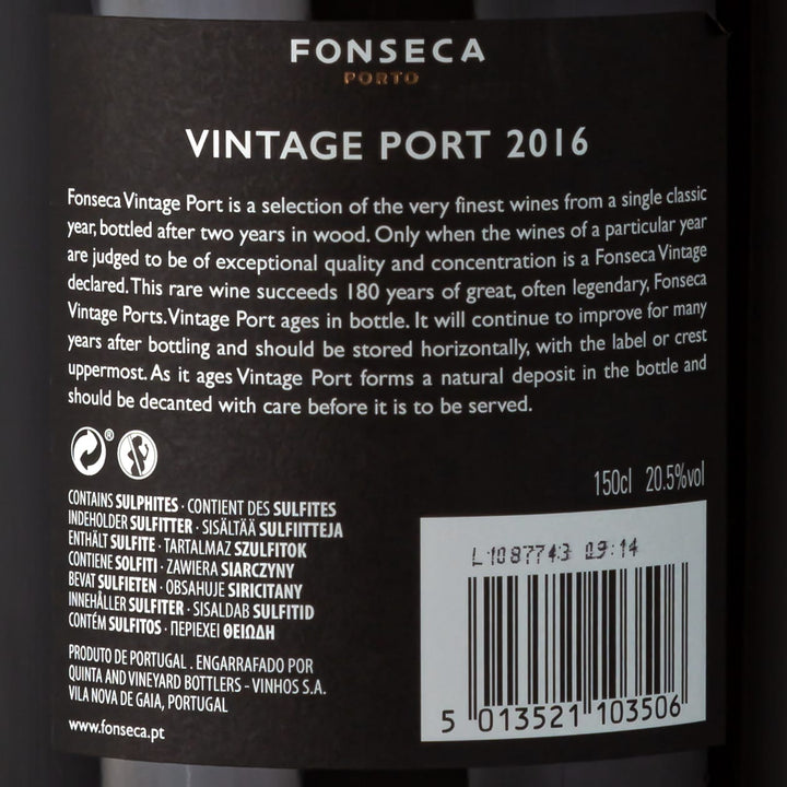2016 Fonseca 1,5L Magnum – Douro, Portugal