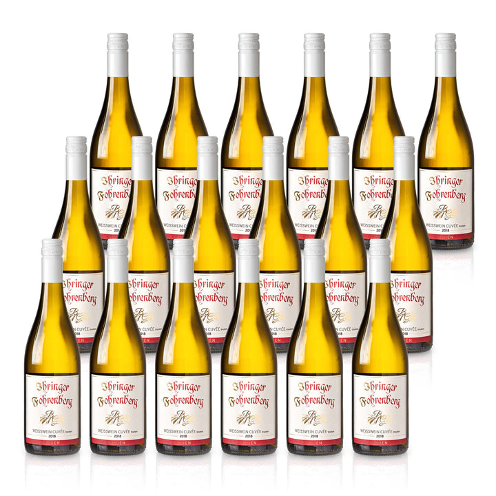 Weißwein trocken 2018 | Fruchtig-Frischer Mix aus Grauburgunder Weißburgunder Chardonnay | WBK Glatt - Ihringen am Kaiserstuhl/Baden, Deutschland