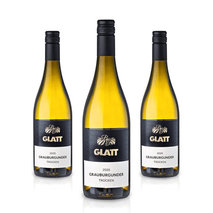 2020 Grauburgunder Weißwein trocken • GLATT • Qualitätswein vom Kaiserstuhl/Baden, Deutschland