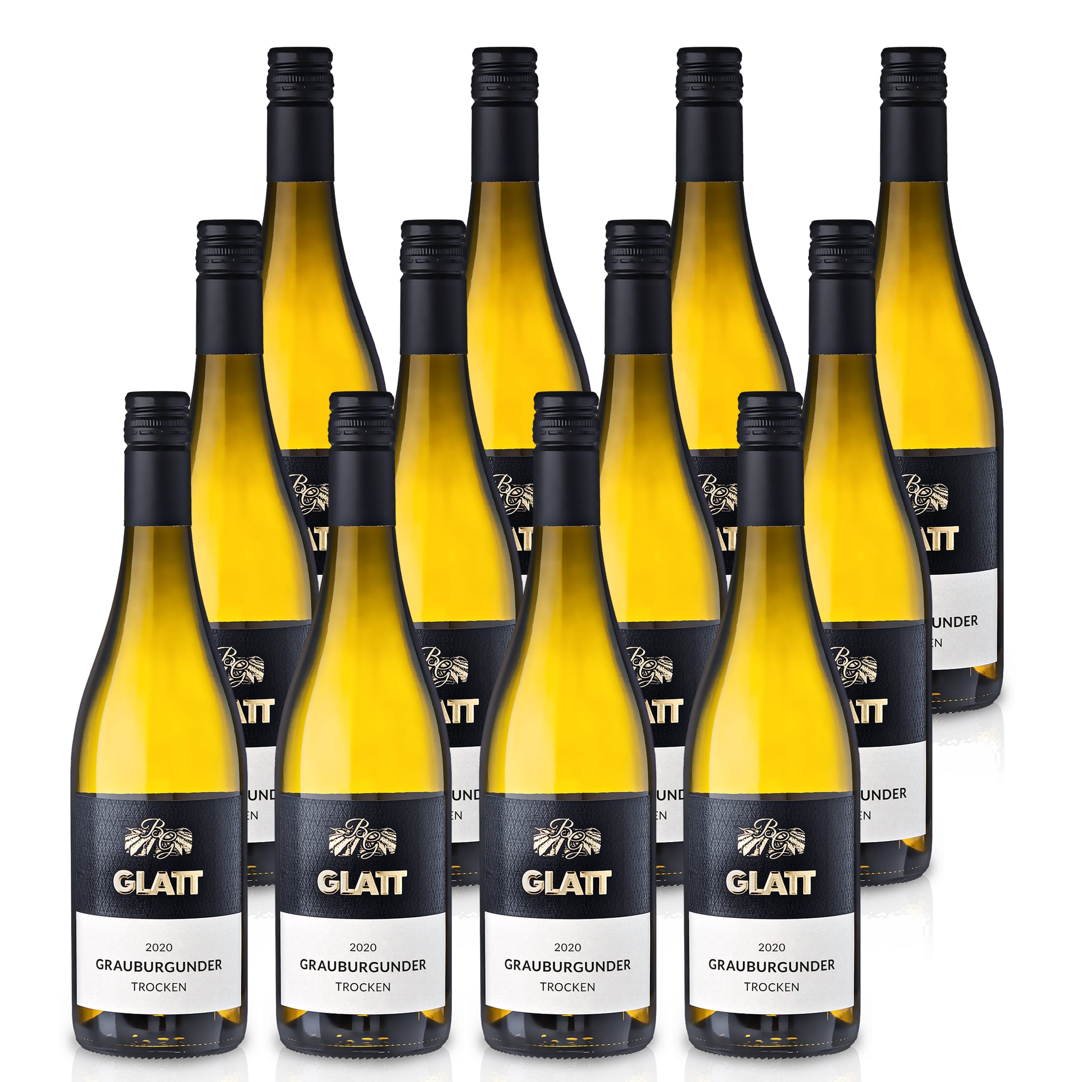 2020 Grauburgunder Weißwein trocken • GLATT • Qualitätswein vom Kaiserstuhl/Baden, Deutschland