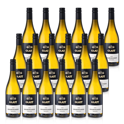 2020 Grauburgunder Weißwein trocken • GLATT • Qualitätswein vom Kaiserstuhl/Baden, Deutschland