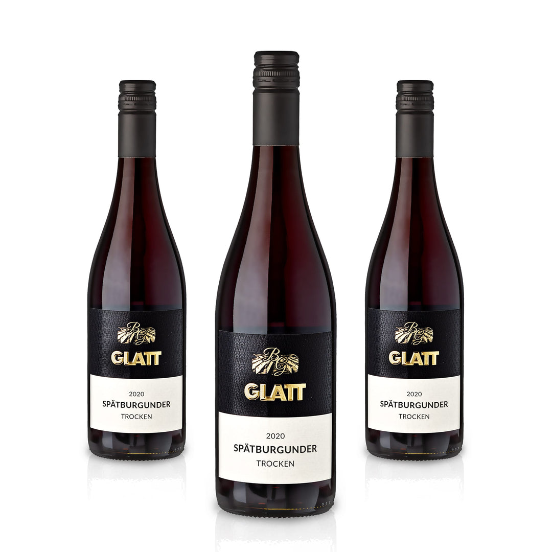 2020 Spätburgunder Rotwein trocken • GLATT • Qualitätswein vom Kaiserstuhl/Baden, Deutschland