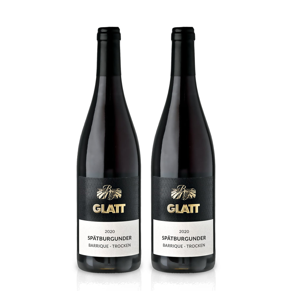 2020 Pinot Noir Barrique Dry Red Wine • GLATT • Quality Wine from Kaiserstuhl/Baden, Germany