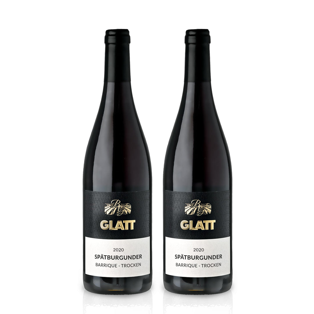 2020 Pinot Noir Barrique Dry Red Wine • GLATT • Quality Wine from Kaiserstuhl/Baden, Germany