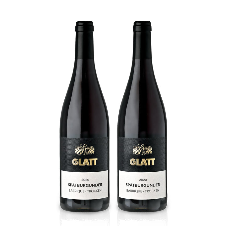 2020 Pinot Noir Barrique Dry Red Wine • GLATT • Quality Wine from Kaiserstuhl/Baden, Germany