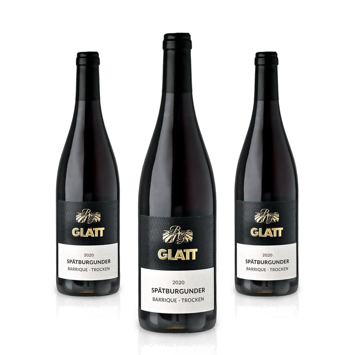 2020 Pinot Noir Barrique Dry Red Wine • GLATT • Quality Wine from Kaiserstuhl/Baden, Germany