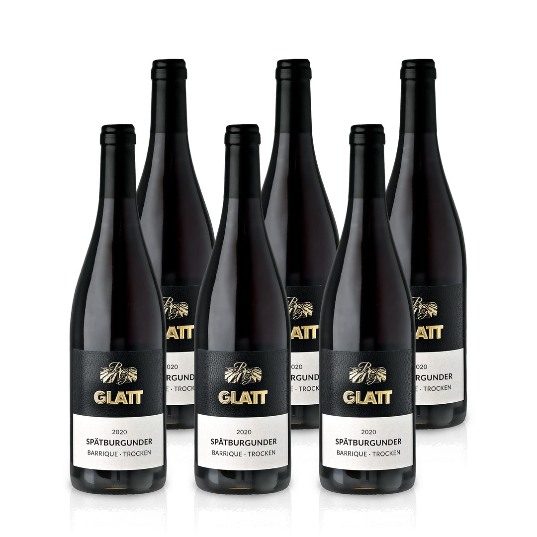 2020 Pinot Noir Barrique Dry Red Wine • GLATT • Quality Wine from Kaiserstuhl/Baden, Germany