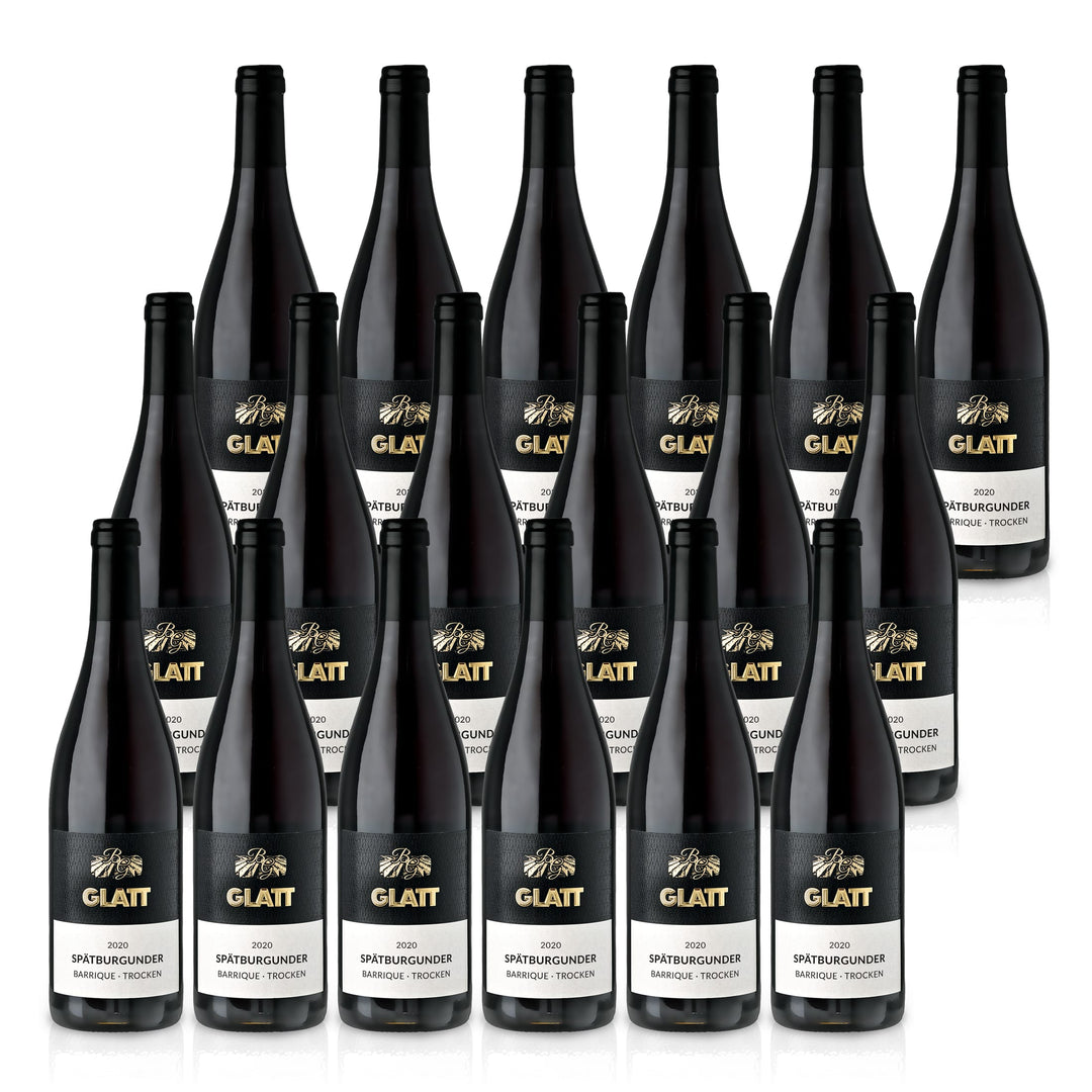 2020 Pinot Noir Barrique Dry Red Wine • GLATT • Quality Wine from Kaiserstuhl/Baden, Germany