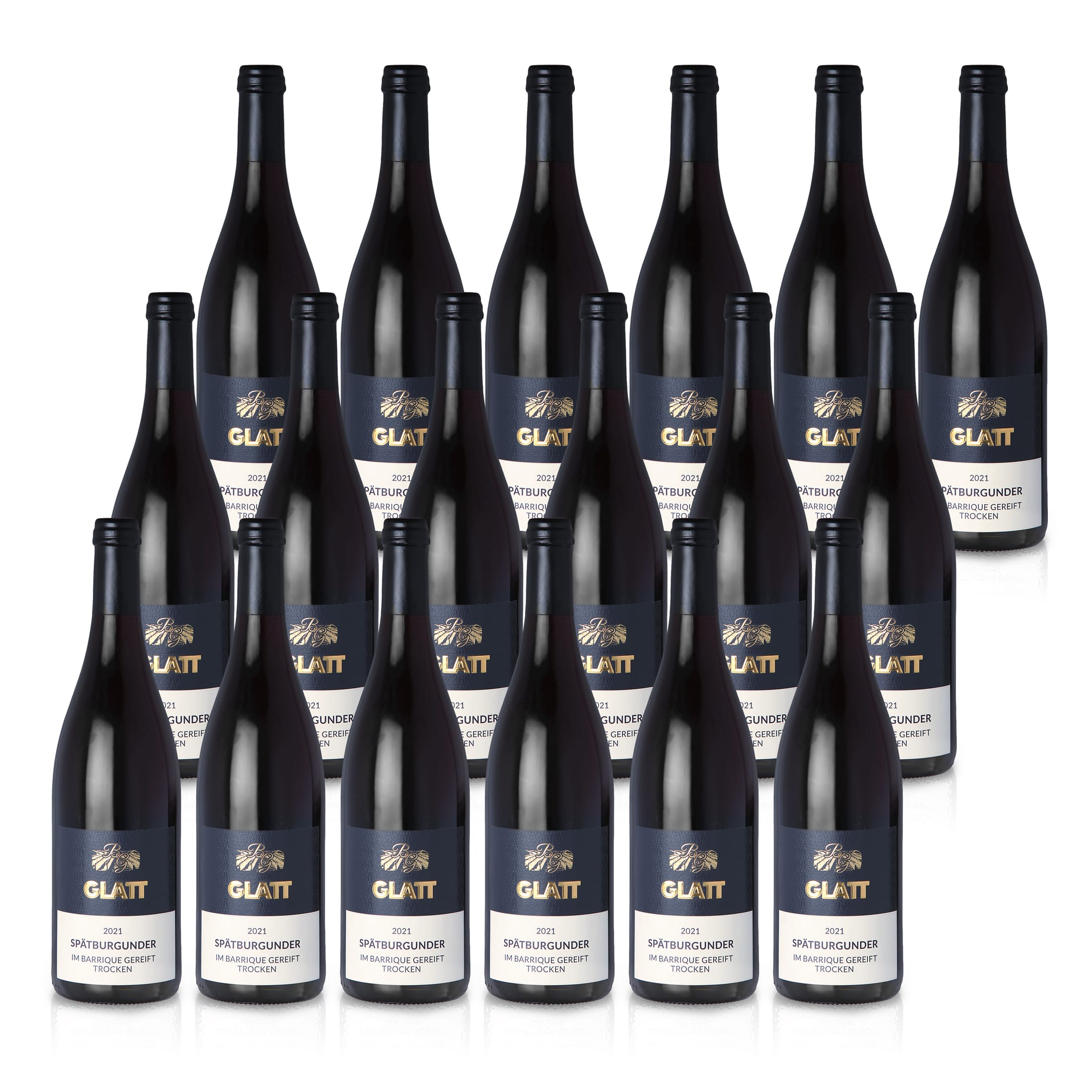 2021 Spätburgunder Barrique Rotwein trocken • GLATT • Qualitätswein vom Kaiserstuhl/Baden, Deutschland