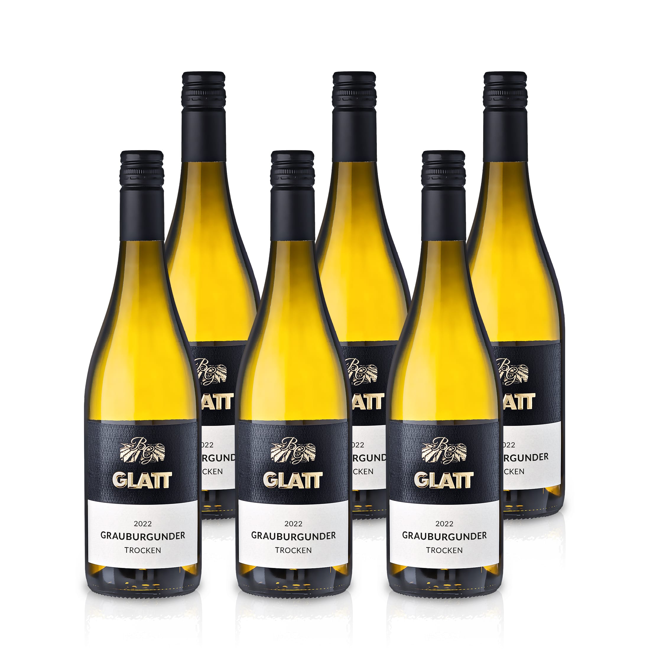 2022 Grauburgunder Weißwein trocken • GLATT • Qualitätswein vom Kaiserstuhl/Baden, Deutschland