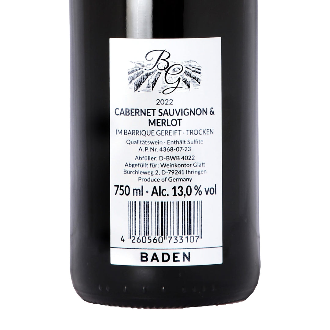 2022 Cabernet Sauvignon & Merlot Barrique trocken – Kaiserstuhl