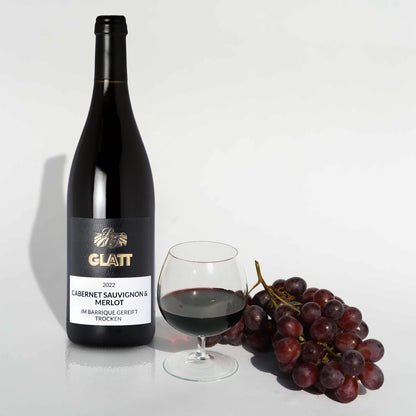 2022 Cabernet Sauvignon & Merlot Barrique Rotwein trocken • GLATT • Qualitätswein vom Kaiserstuhl/Baden, Deutschland