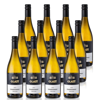 2023 Chardonnay Weißwein trocken • GLATT • Qualitätswein vom Kaiserstuhl/Baden, Deutschland