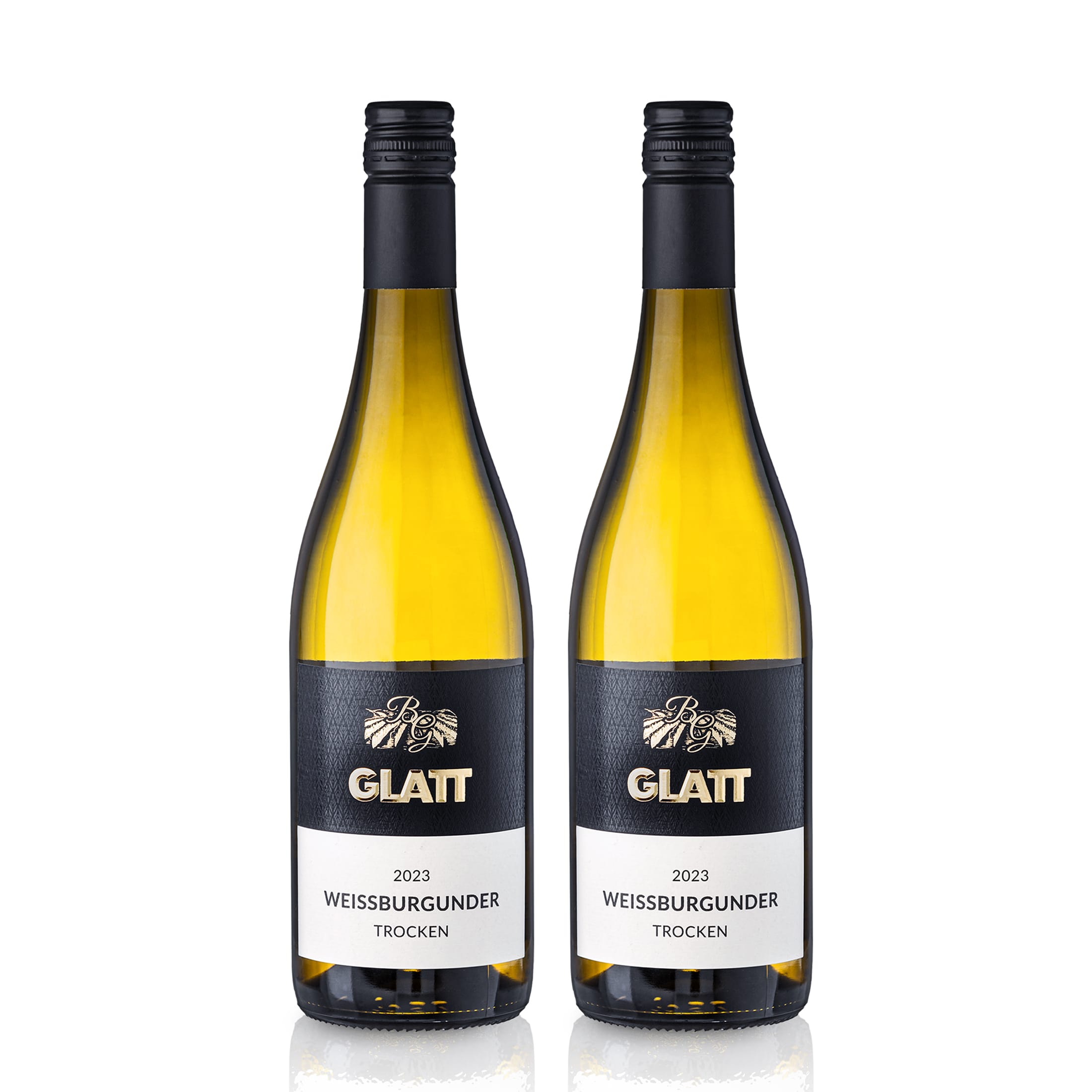 2023 Weißburgunder Weißwein trocken • GLATT • Qualitätswein vom Kaiserstuhl/Baden, Deutschland